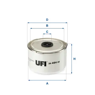 Фільтр паливний UFI FILTERS 24.454.00