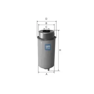 Фільтр паливний UFI FILTERS 2445700