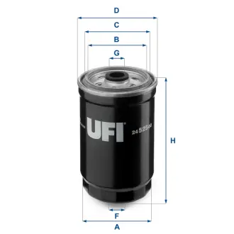 Фільтр паливний UFI FILTERS 2452500