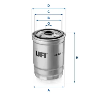 Фильтр топливный UFI FILTERS 2452801