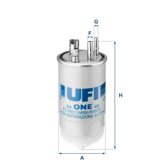 Паливний фільтр UFI FILTERS 24ONE03