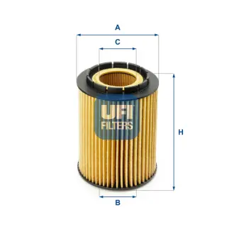 Фільтр масляний UFI FILTERS 25.010.00