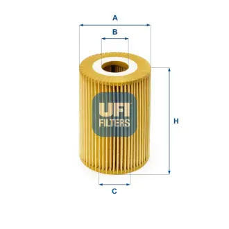 Фільтр масляний UFI FILTERS 25.026.00