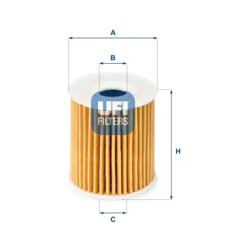 Фільтр масляний UFI FILTERS 25.035.00