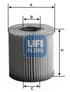 Фільтр масляний UFI FILTERS 2504500