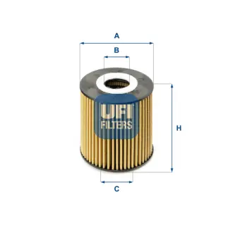Фільтр масляний UFI FILTERS 25.052.00