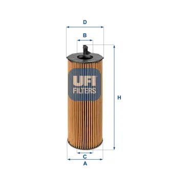 Фільтр масляний UFI FILTERS 25.068.00