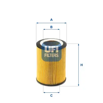 Фильтр масляный UFI FILTERS 2507100