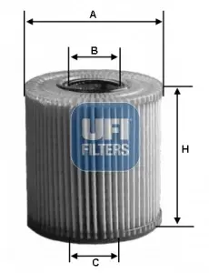 Фільтр масляний UFI FILTERS 25.081.00