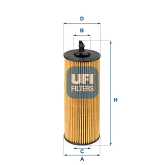 Фільтр масляний UFI FILTERS 2508400