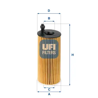 Фільтр масляний UFI FILTERS 25.142.00