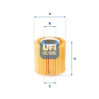 Фільтр масляний UFI FILTERS 25.150.00