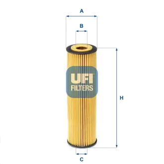 Фільтр масляний UFI FILTERS 25.155.00