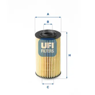 Фільтр масляний UFI FILTERS 25.163.00