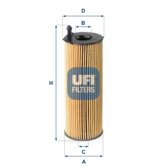 Фільтр масляний UFI FILTERS 25.168.00