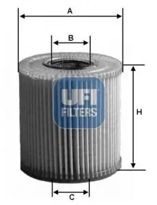 Фільтр масляний UFI FILTERS 25.191.00