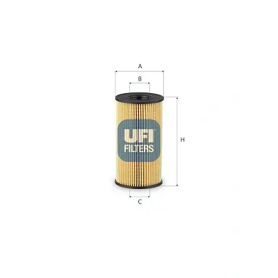 Фільтр масляний UFI FILTERS 2526700 (фото 1)