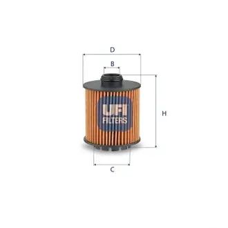Фільтр масляний UFI FILTERS 25.288.00
