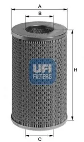 Фільтр масляний UFI FILTERS 2542200