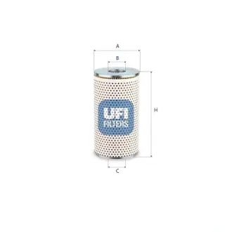 Фільтр масляний UFI FILTERS 2543000