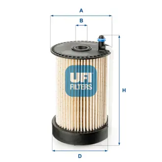 Фільтр масляний UFI FILTERS 2543401