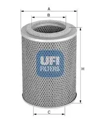 Фільтр масляний UFI FILTERS 2545501