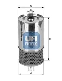 Фільтр масляний UFI FILTERS 25.499.01