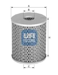 Фільтр масляний UFI FILTERS 2550800