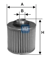 Фільтр масляний UFI FILTERS 25.514.00