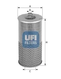 Фільтр масляний UFI FILTERS 2555100 (фото 1)