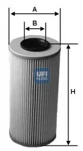 Фільтр масляний UFI FILTERS 25.586.00