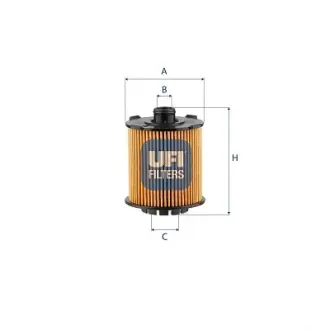 Фільтр масляний UFI FILTERS 25.VCC.01
