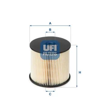 Фільтр паливний UFI FILTERS 26.003.00