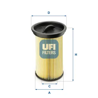 Фильтр топливный UFI FILTERS 2600500