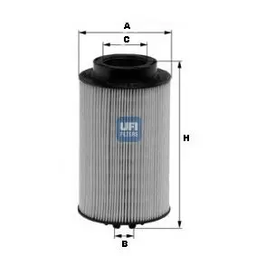 Фільтр паливний UFI FILTERS 2601100
