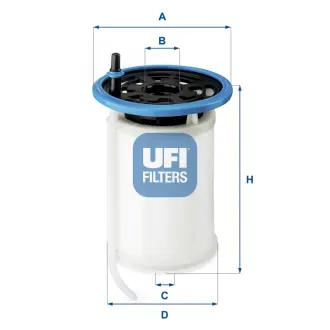 Фільтр паливний UFI FILTERS 26.079.00
