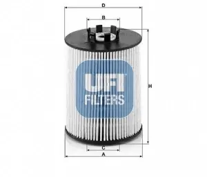 Фільтр паливний UFI FILTERS 26.081.00