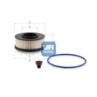 Фільтр паливний UFI FILTERS 2620000