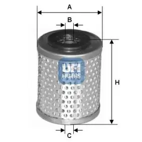 Фільтр паливний UFI FILTERS 2666300