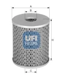 Фільтр паливний UFI FILTERS 26.670.00