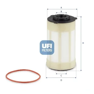 Фільтр паливний FIAT DUCATO 2.2 Multijet 23- (OE) (вир-во UFI) UFI FILTERS 26H2O07