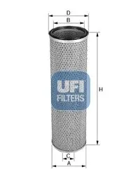 Фильтр воздушный UFI FILTERS 2701800