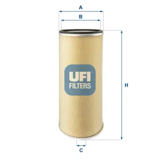 Фільтр повітряний UFI FILTERS 2702500