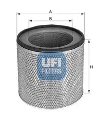 Фільтр повітряний UFI FILTERS 2703300