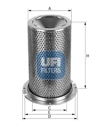 Фільтр повітряний UFI FILTERS 2703800