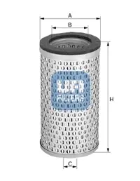 Фільтр повітряний UFI FILTERS 2704400