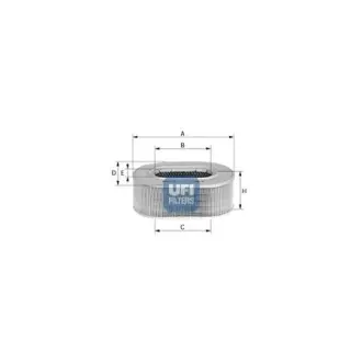 Фільтр повітряний UFI FILTERS 2707100