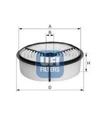 Фільтр повітряний UFI FILTERS 2717000