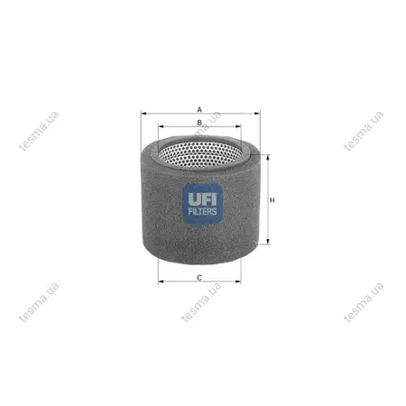 Фільтр повітряний UFI FILTERS 2723700 (фото 1)