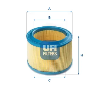 Фільтр повітряний UFI FILTERS 2723900